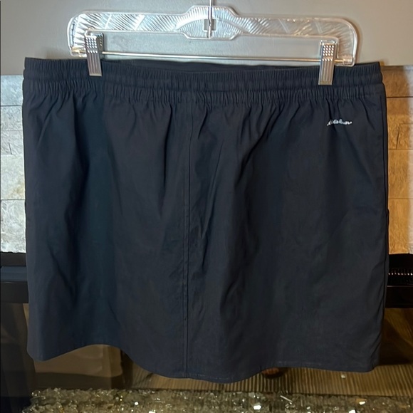 Eddie Bauer Black Skort with drawstring waist size Large - Picture 7 of 12